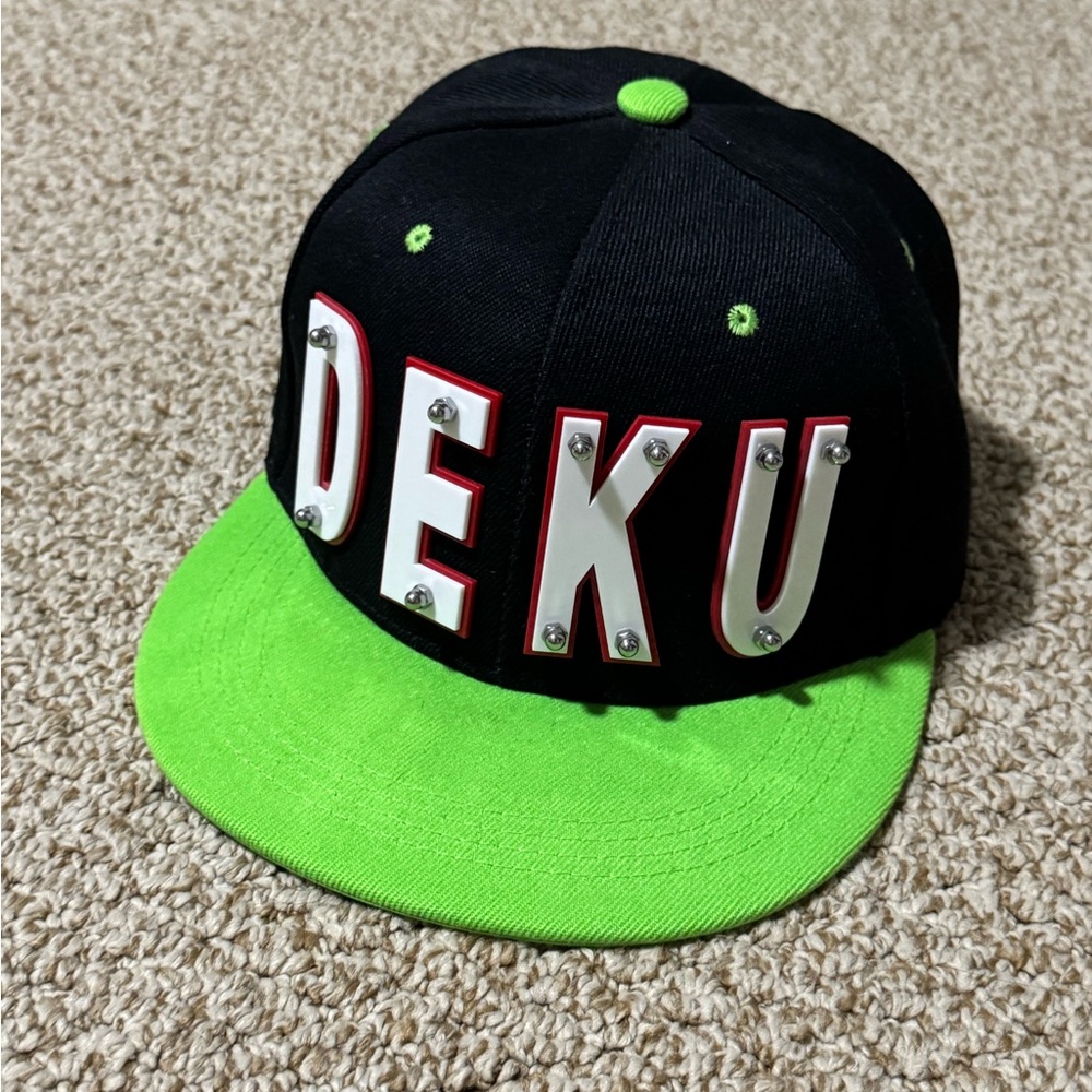 Black and Green DEKU Cap
